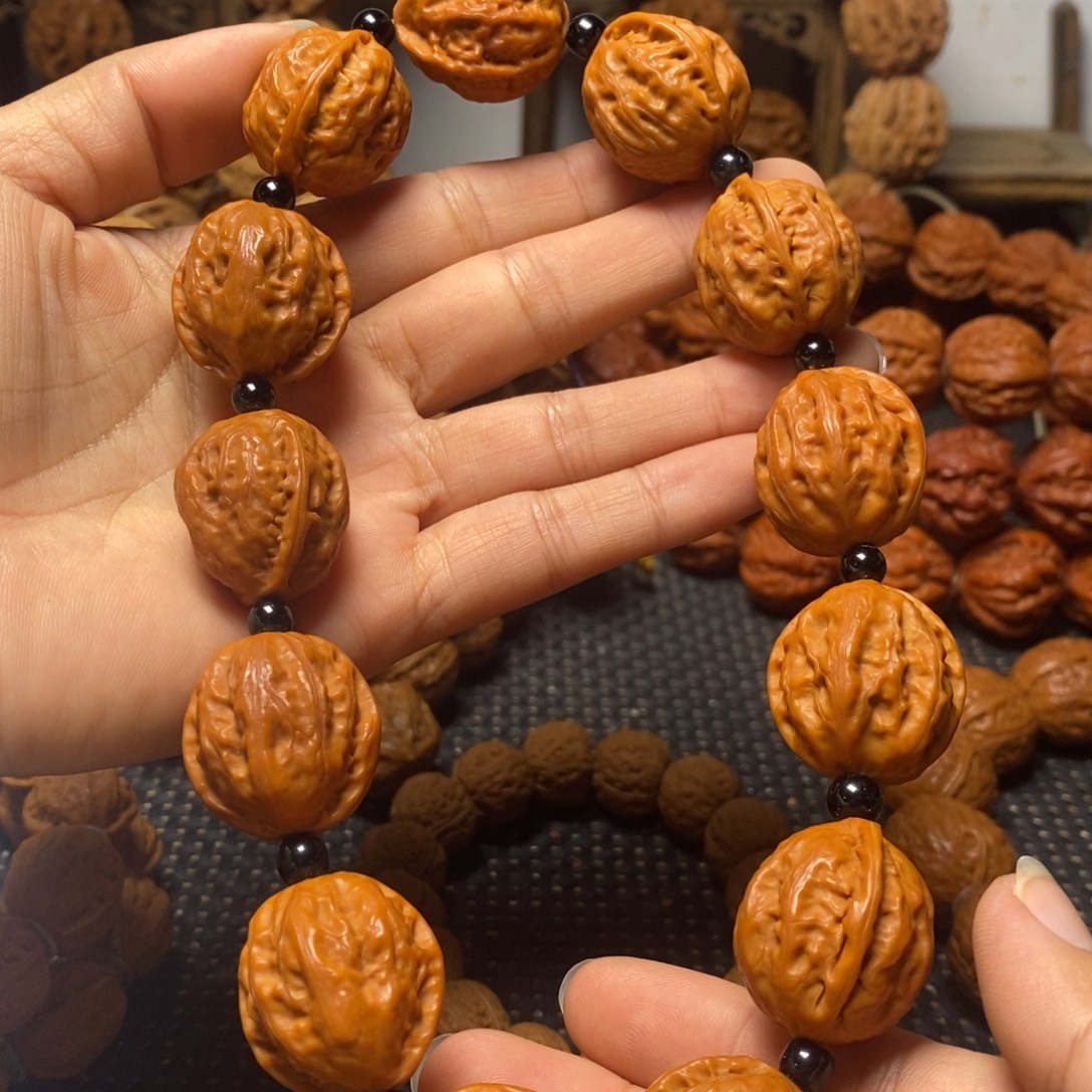 手串文玩核桃官帽八棱手持