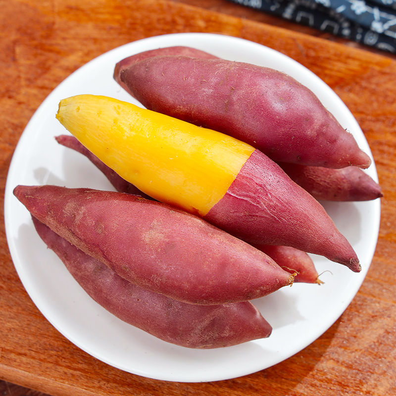 【新鲜现挖】临安天目山小香薯红薯软糯香甜板栗番薯地瓜 5斤装包邮