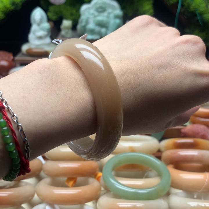 肉***子查罗石合金手镯（开口镯）手镯