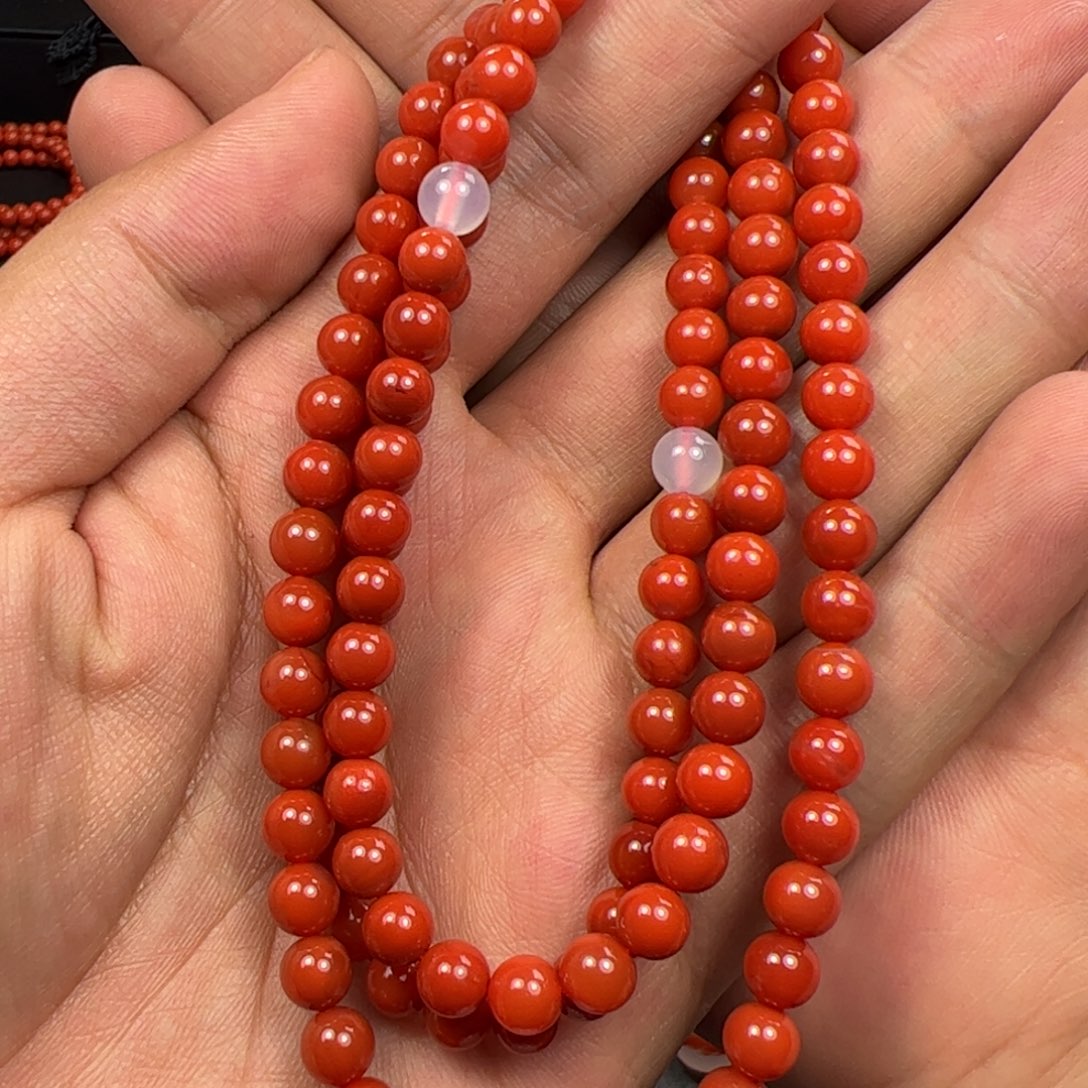 未镶嵌手串6南红玛瑙
