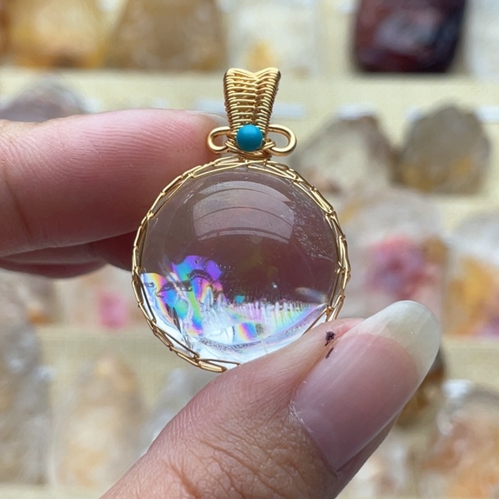 水晶吊坠(不含链)未镶嵌