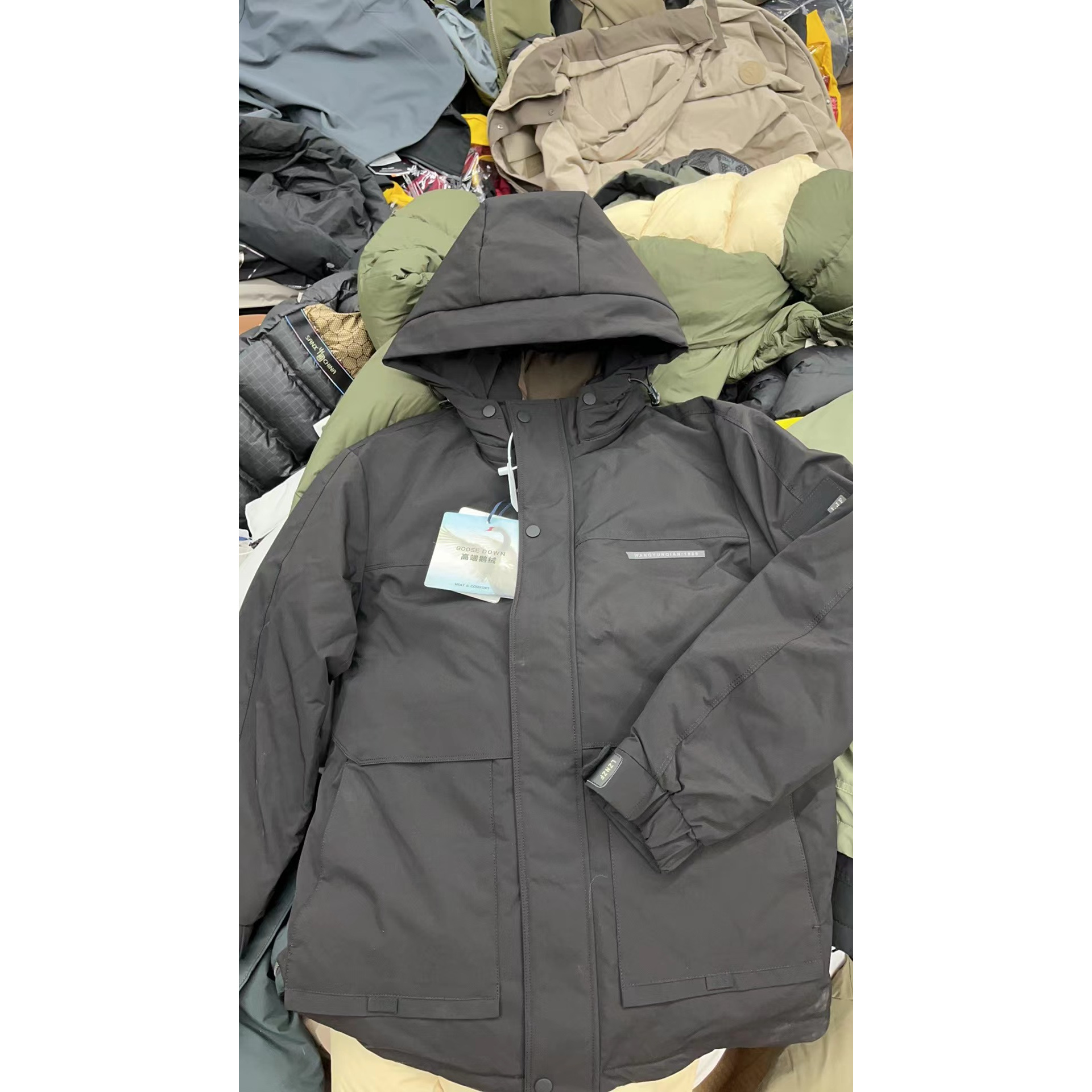 303-情侣款时尚休闲保暖风衣外套