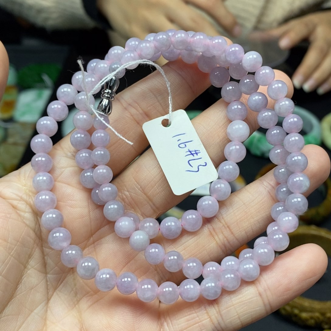 翡翠颈饰未镶嵌项链38号