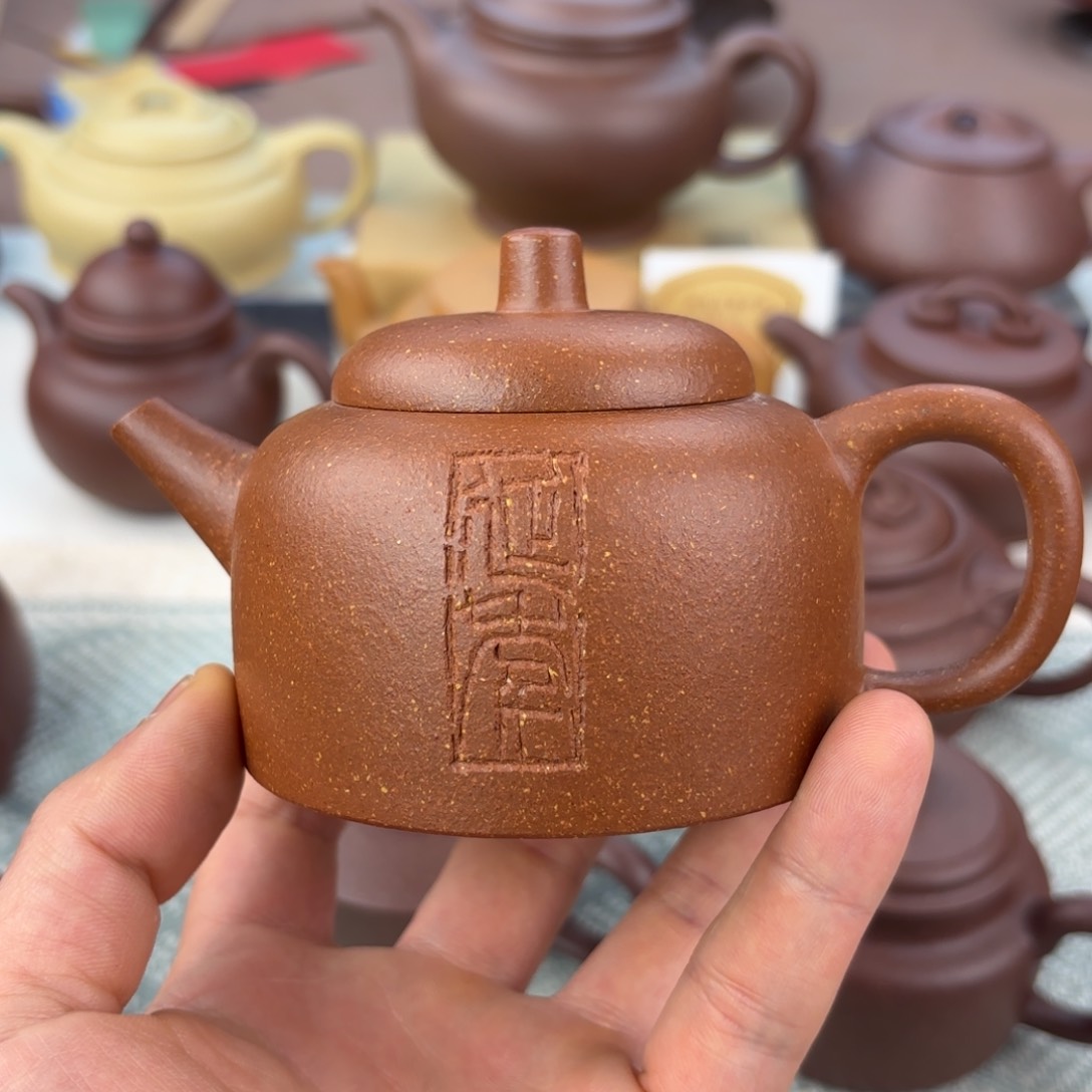 紫砂茶壶大****子百纳 降坡泥 半手工