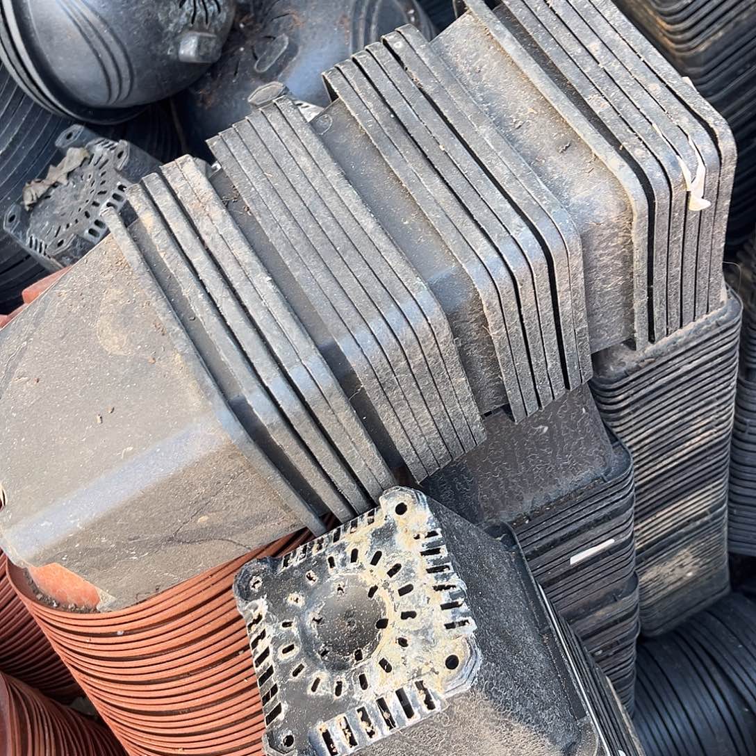 旧口径14高11黑方盆20个