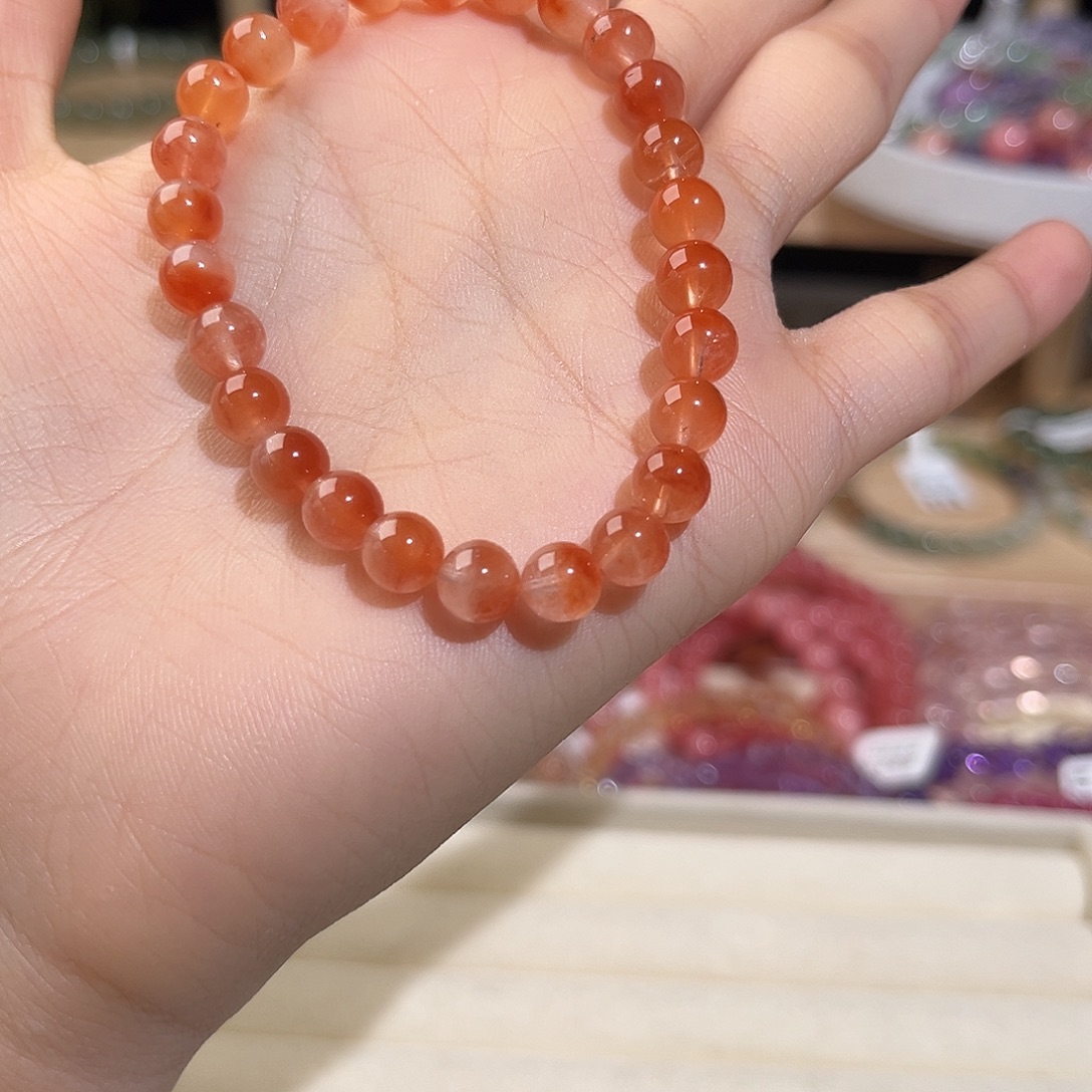 k****烟晶手链未镶嵌拍2件公兔毛106