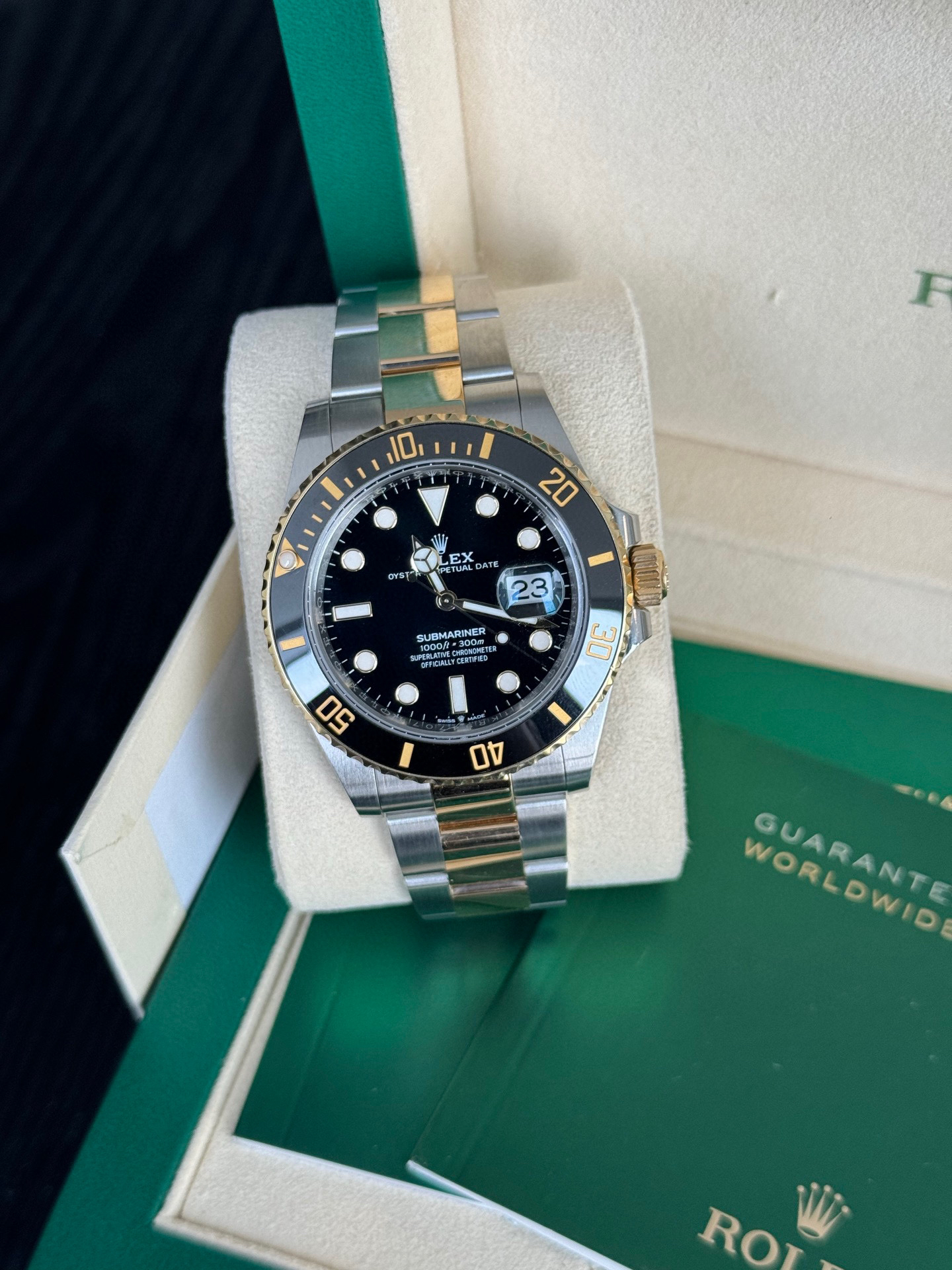 99新 Rolex/劳力士 劳力士126613间金黑专拍