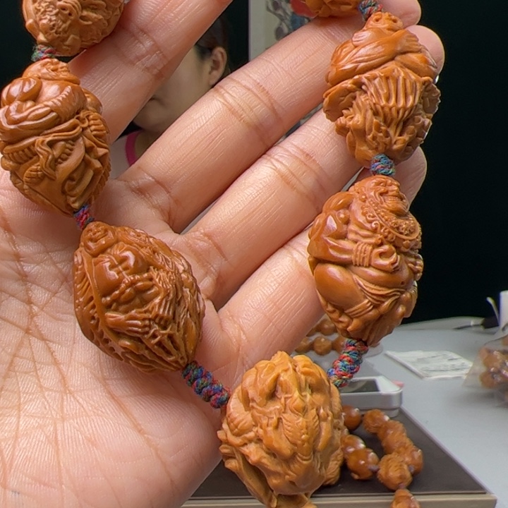 橄榄核手串/手链那****战橄榄核