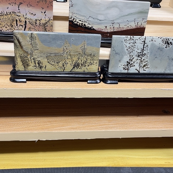 石材国画石国画石摆件