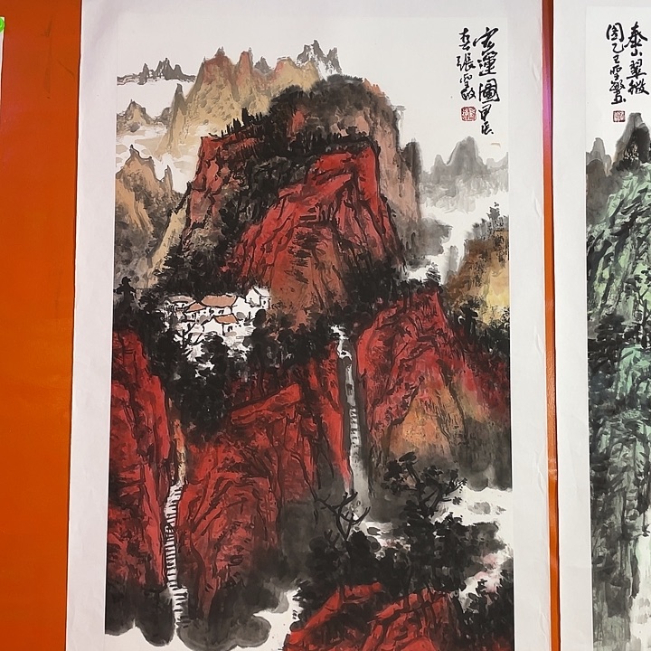 国画张圣敏先生纯手绘作品