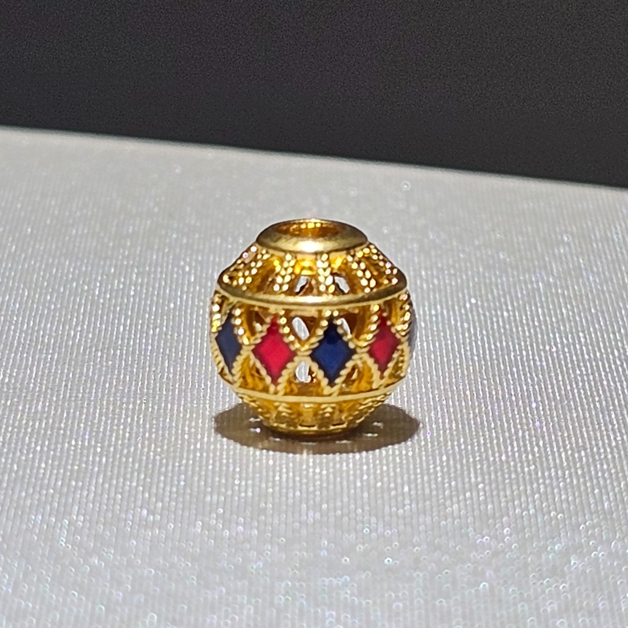 明牌珠宝楼哥甄选 足金999 珐琅珠 多样性发货