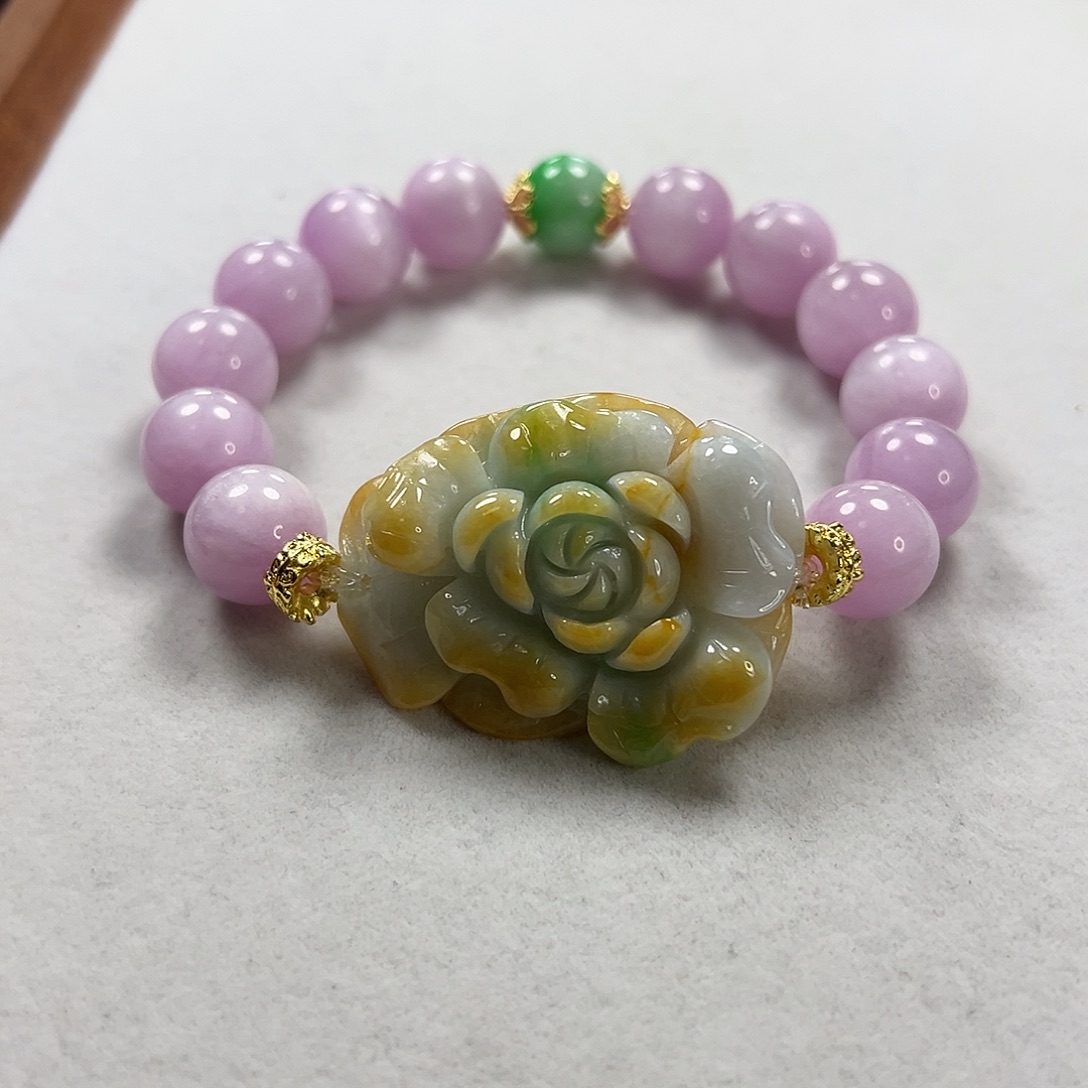 翡翠未镶嵌手链手牌