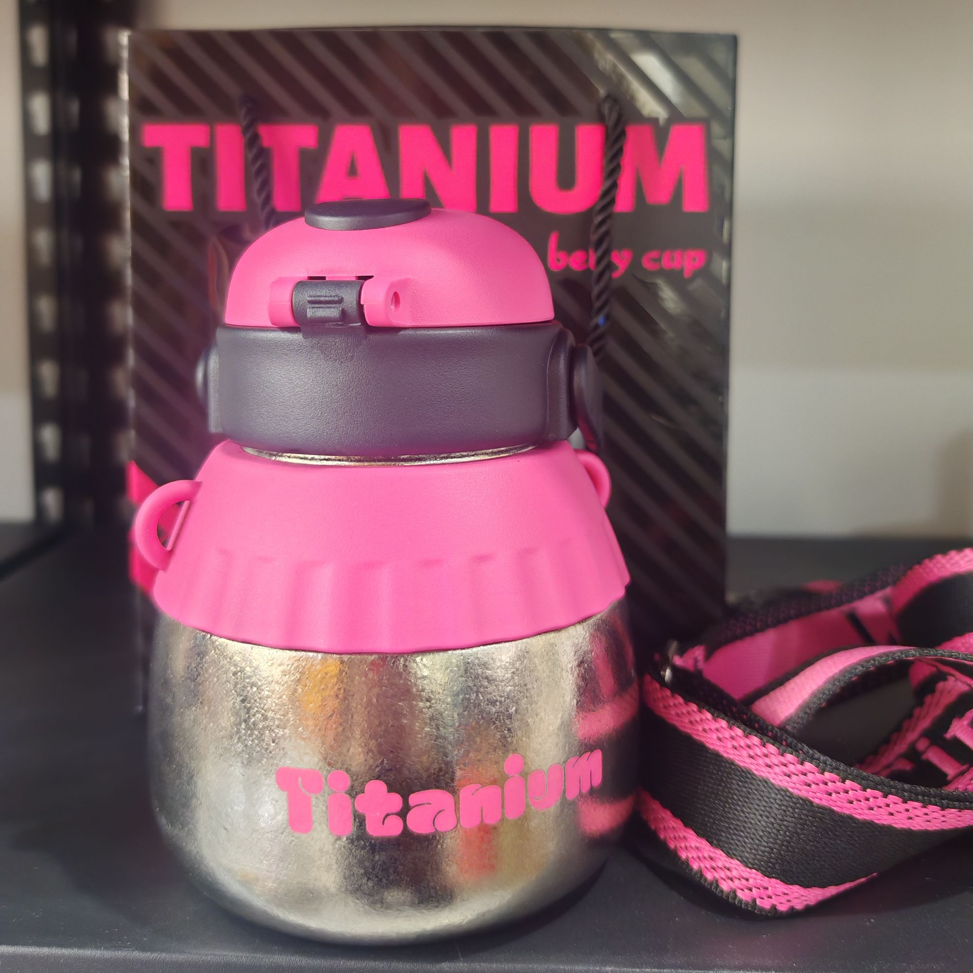 纯钛运动水壶800ml双层保温