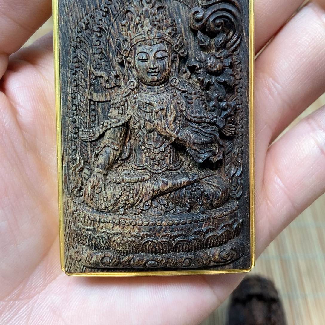 沉香手串越南芽庄黑棋461.5  47克