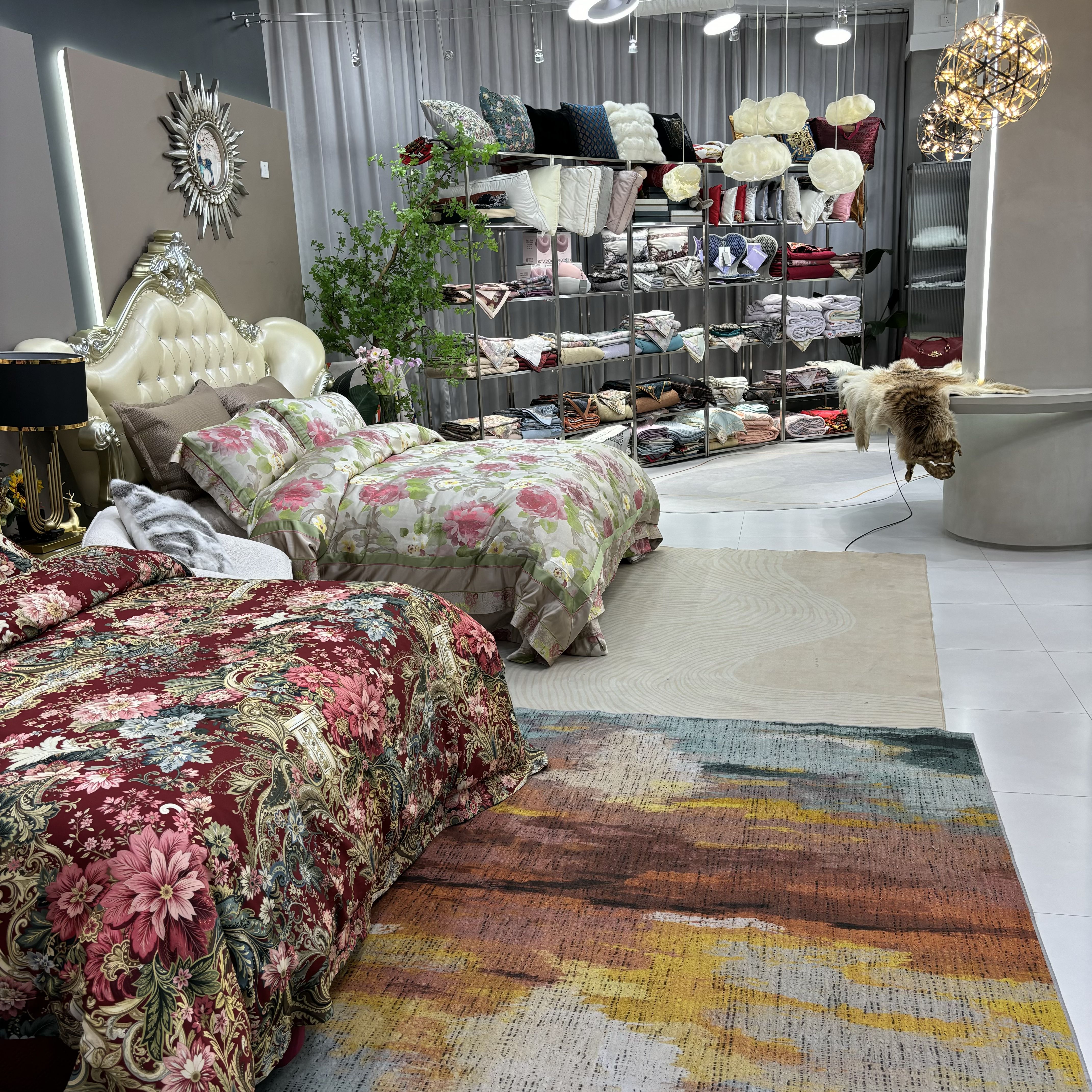 LD【紫运】可机洗轻奢高级感春秋季欧式空调被子