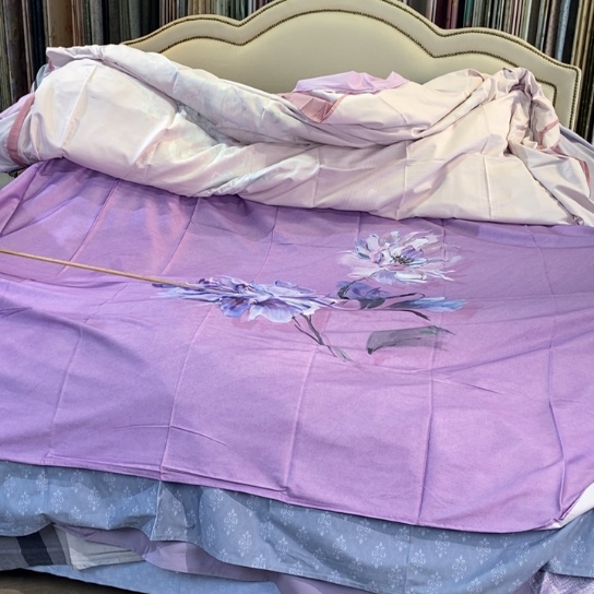 棉棉棉纯棉数码床单不起球