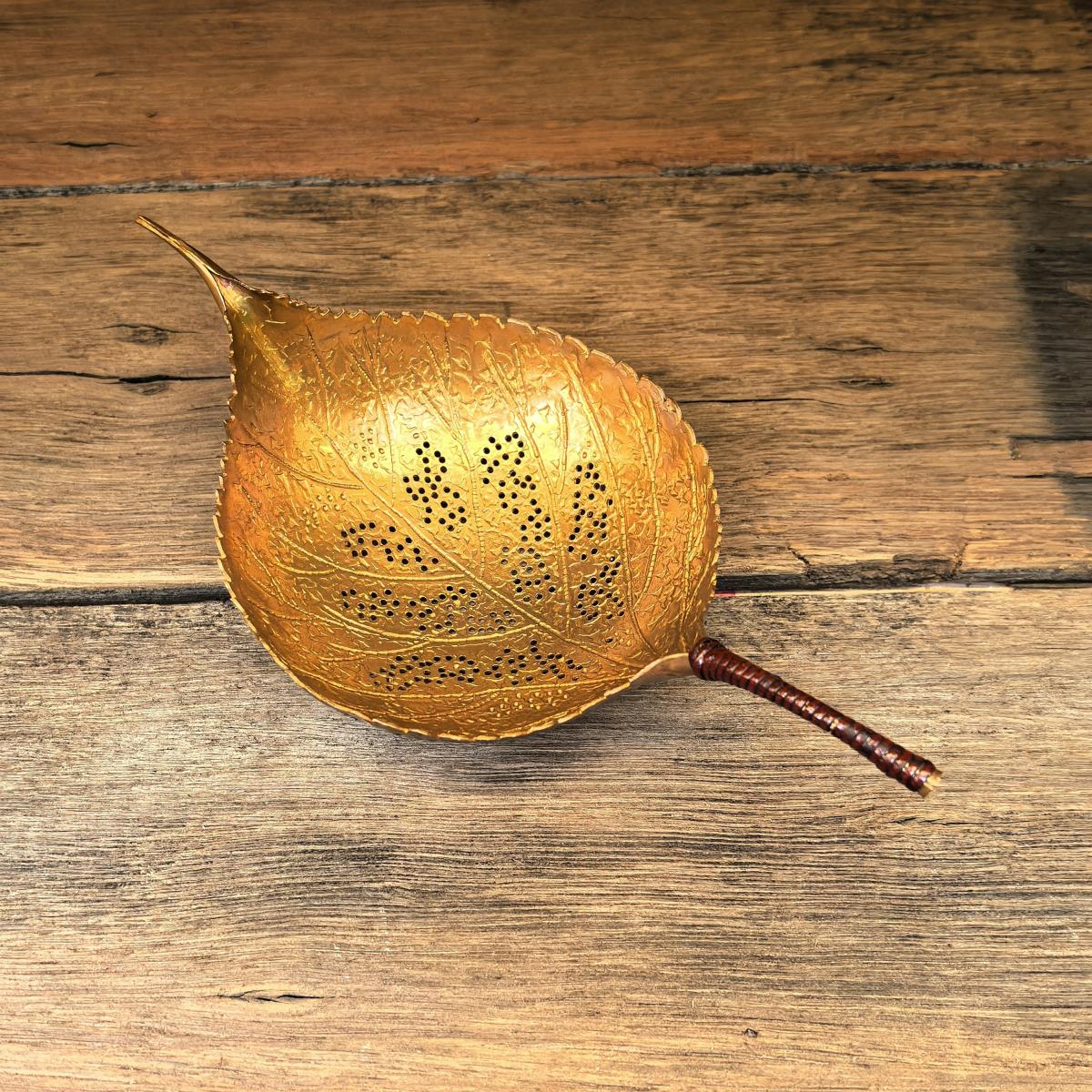 【喜器】一叶知茗 树叶茶漏