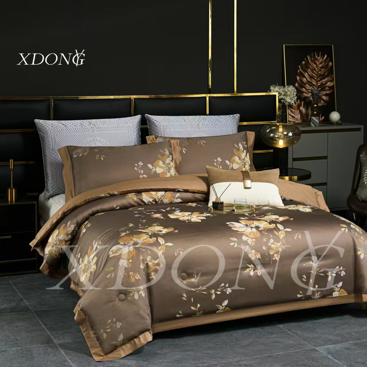 XDONGY（冬云家纺）200*230高精密贡缎 莫玉兰香 冬被