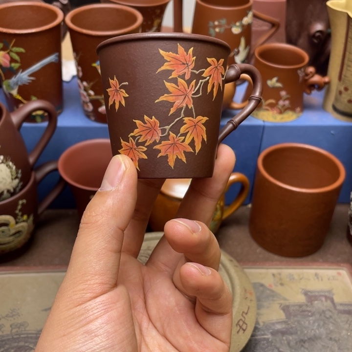 紫砂茶杯紫砂主人杯100cc
