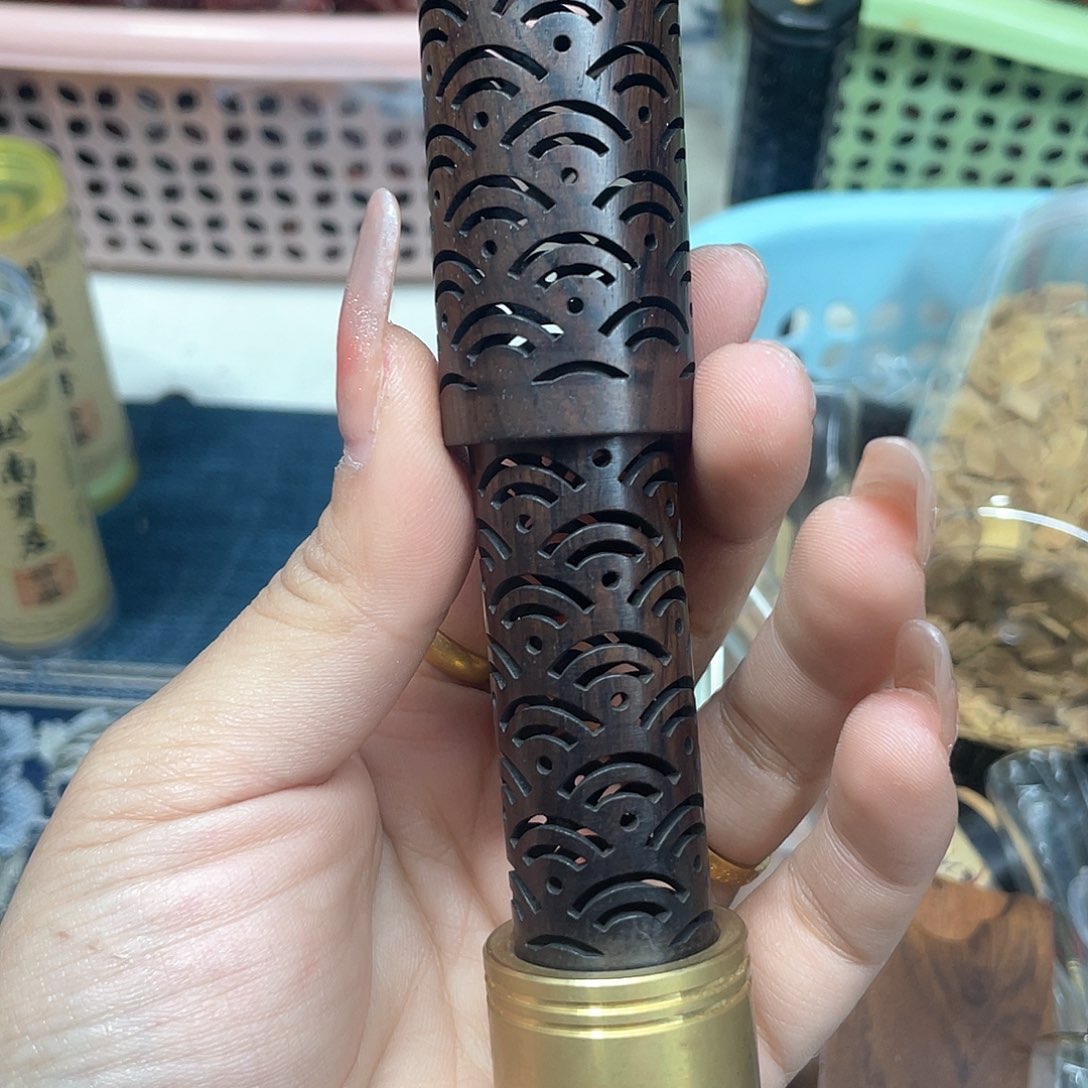 维腊木（绿檀）无事牌