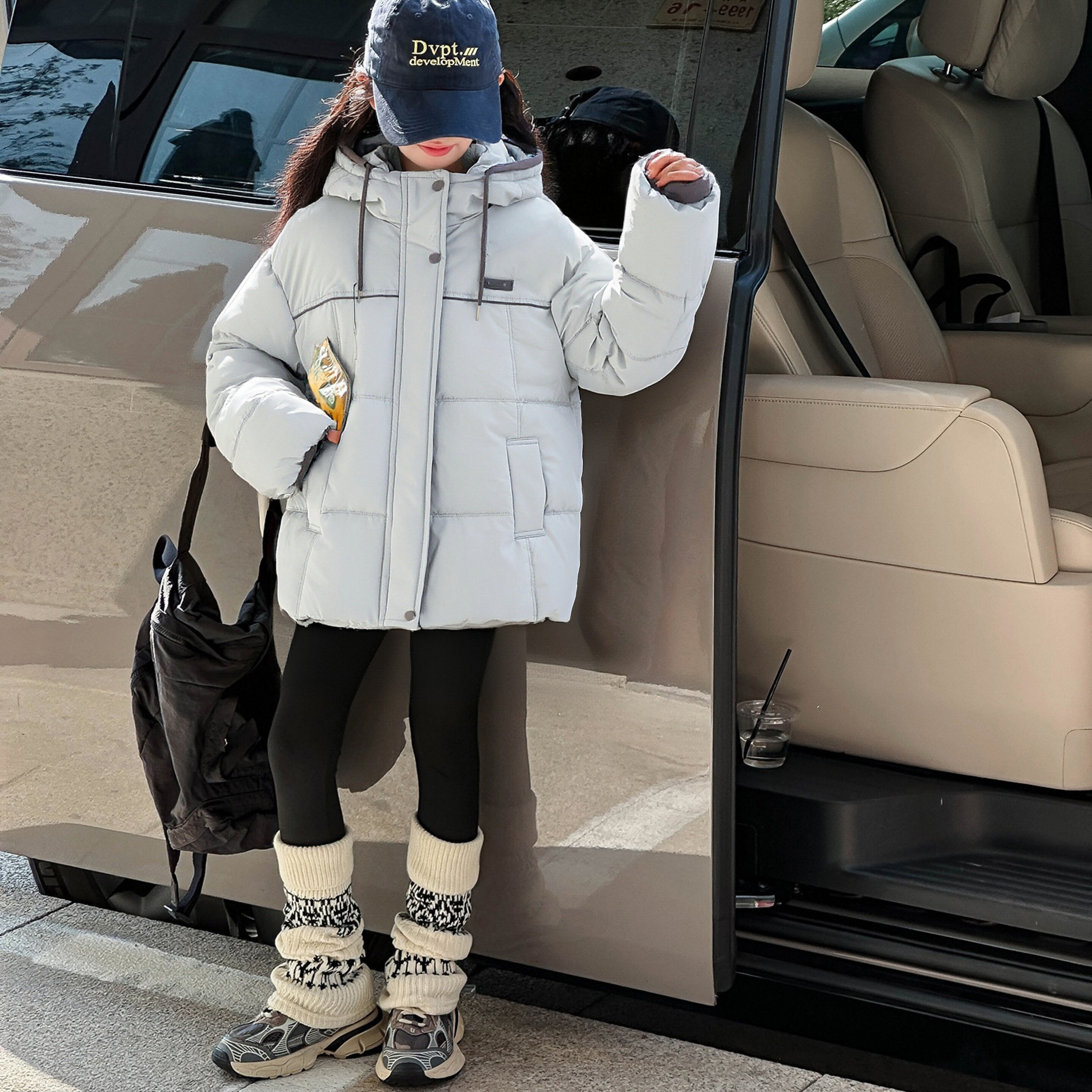 25MF048女童棉服2025冬季新款中大童加厚大棉外套洋气棉袄