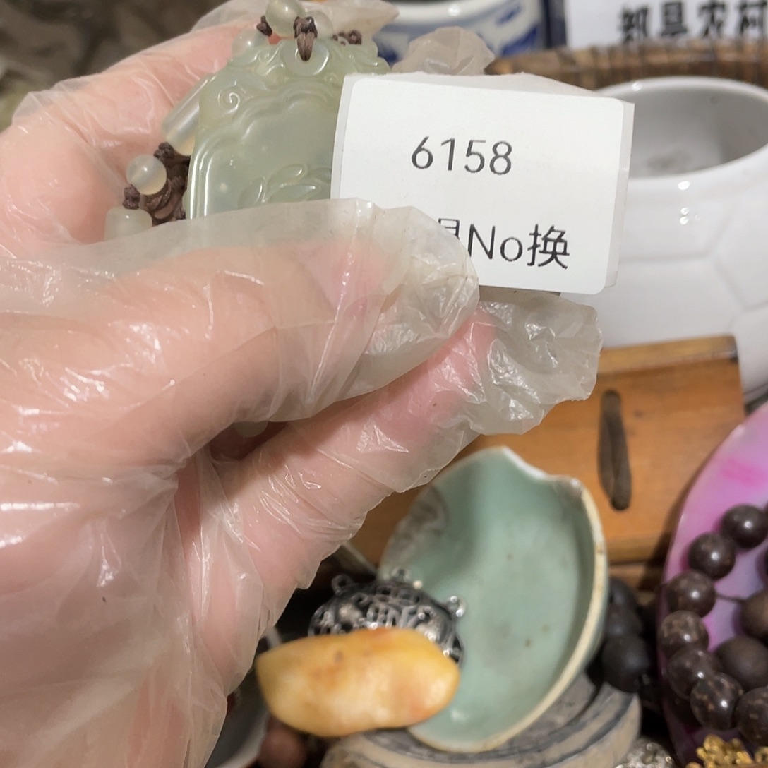 平***测瓷片6158号工艺品