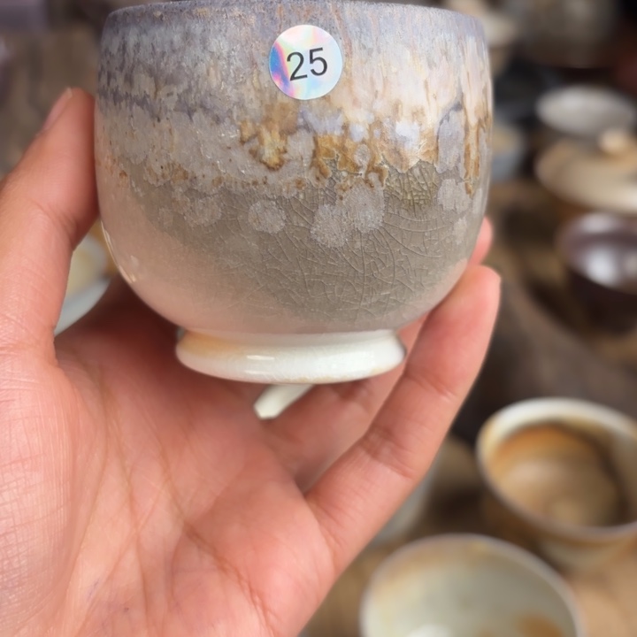 杯【瓷与故事】25#柴烧主人杯