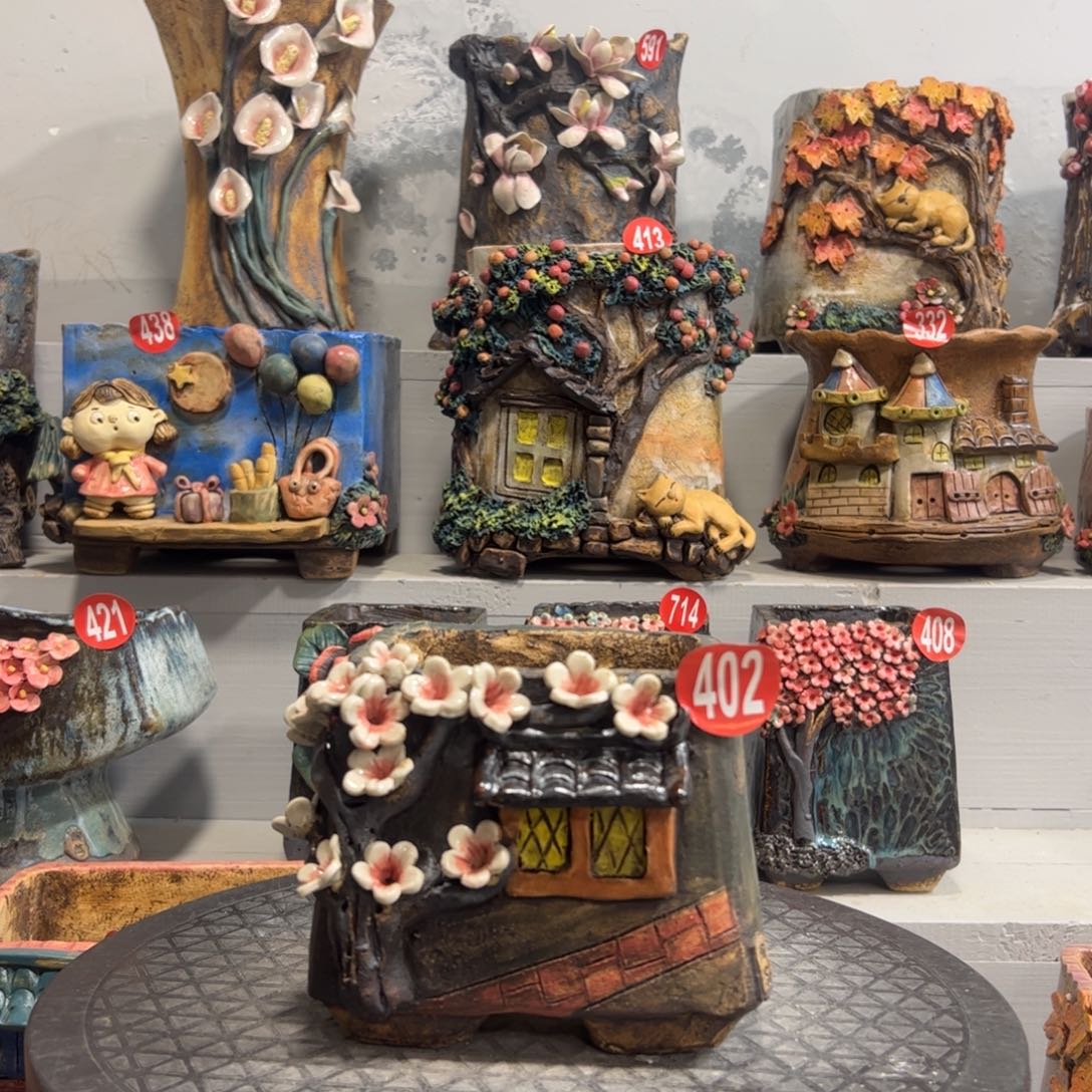 402 号陶然花器手工花盆