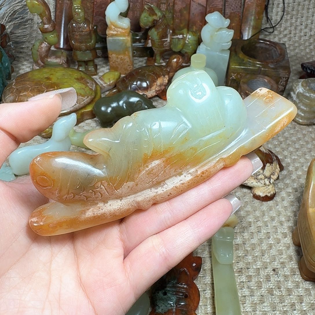 白玉菩提吊坠挂件