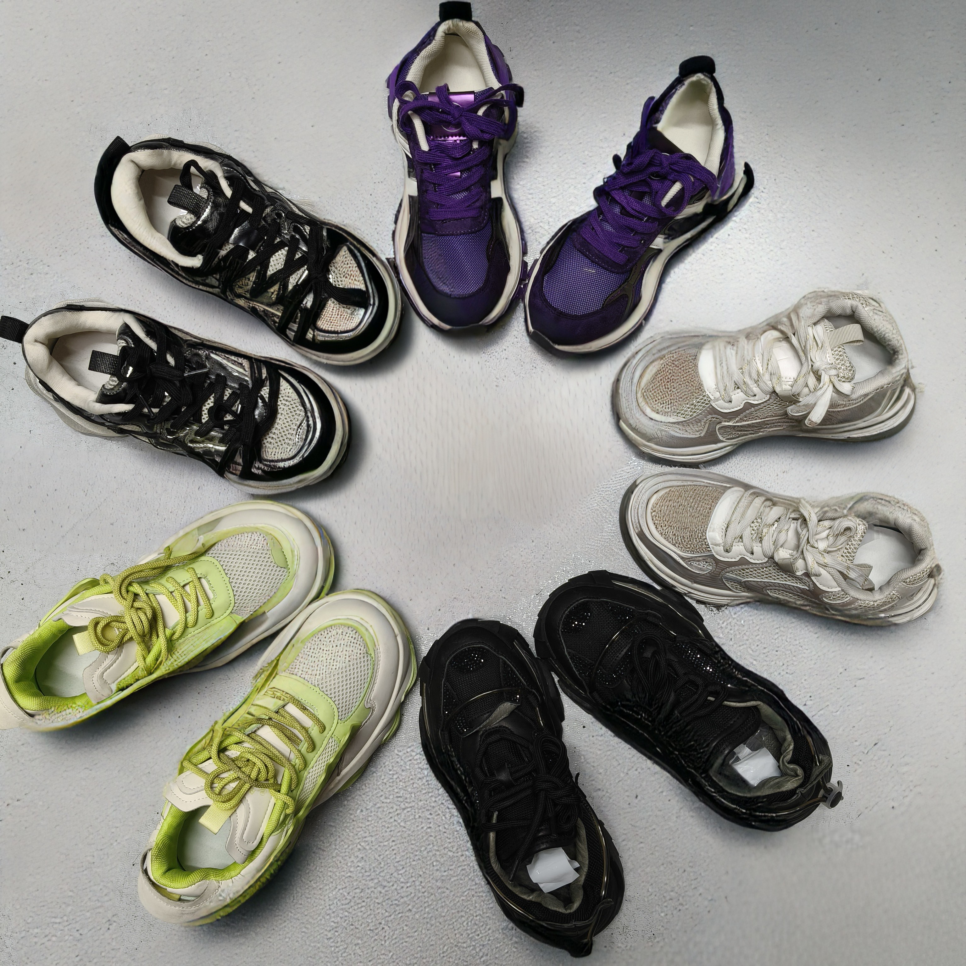 涵涵精品韩版百搭老爹鞋默认微瑕疵图片非实物直播间下