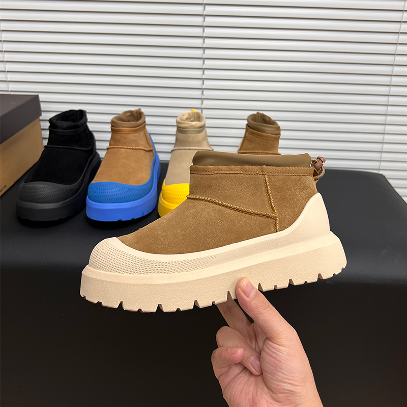 王一博同款塔斯特雪地靴男女情侣款秋冬保暖羊毛经典短靴