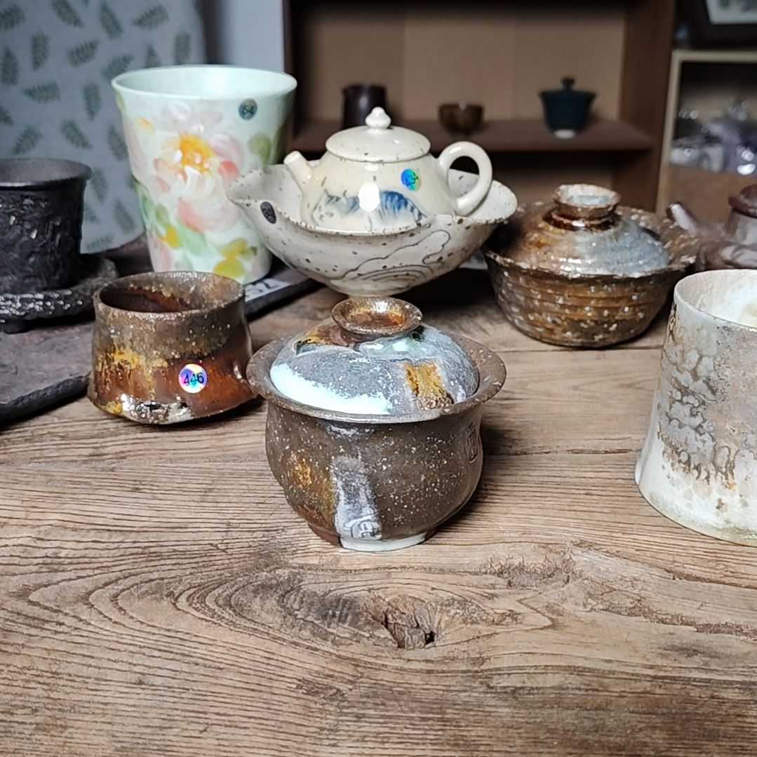 469任鹏飞老师柴窑裸烧盖碗