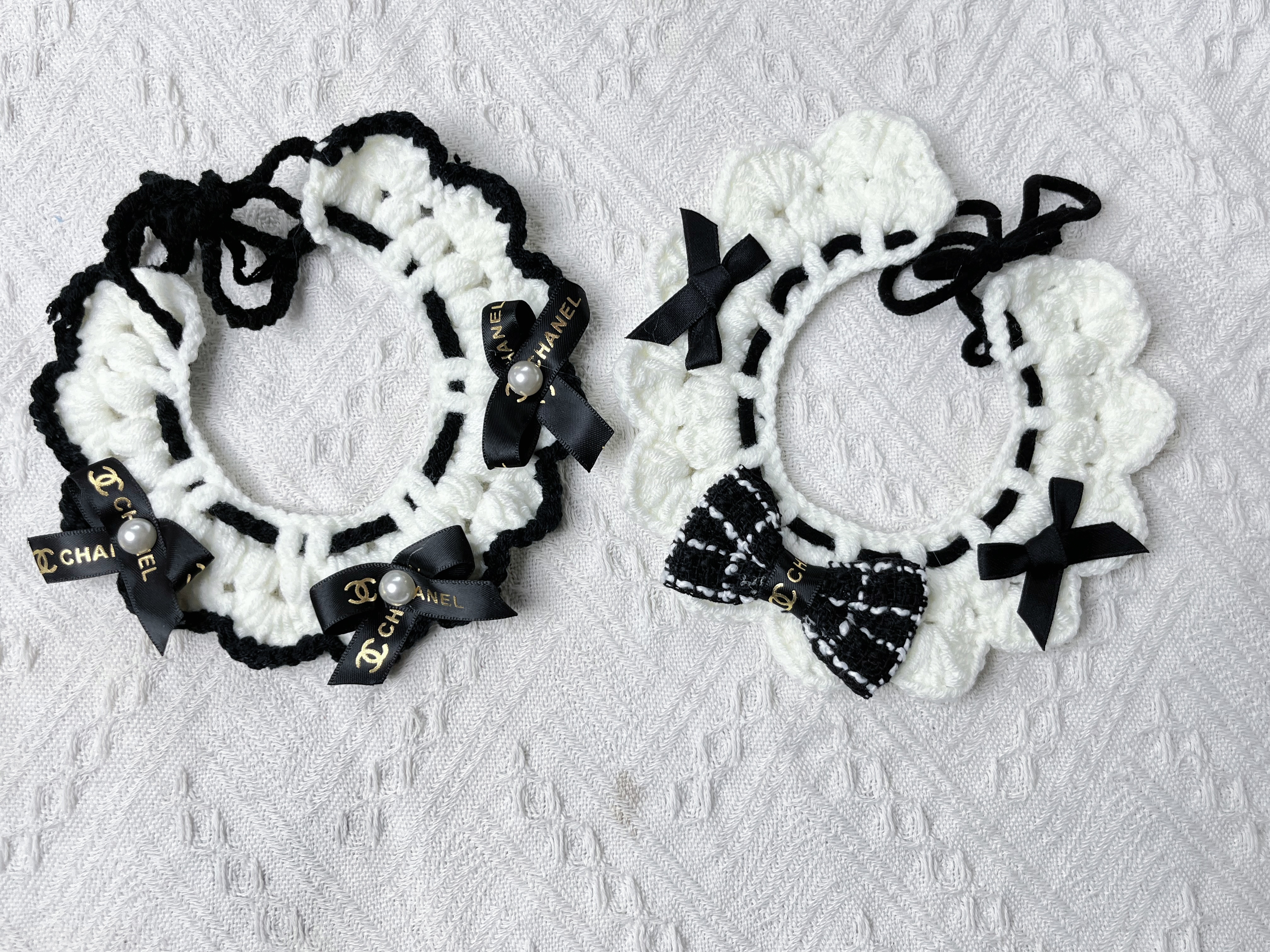 宠物重工小香风猫狗通用口水巾围兜