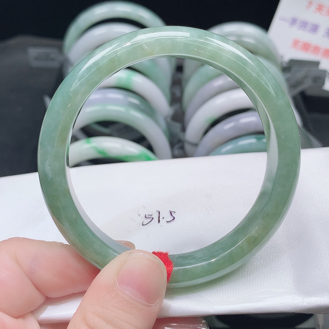 翡翠未镶嵌手镯414