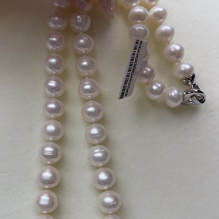 淡水珍珠未镶嵌颈饰卡10冷白