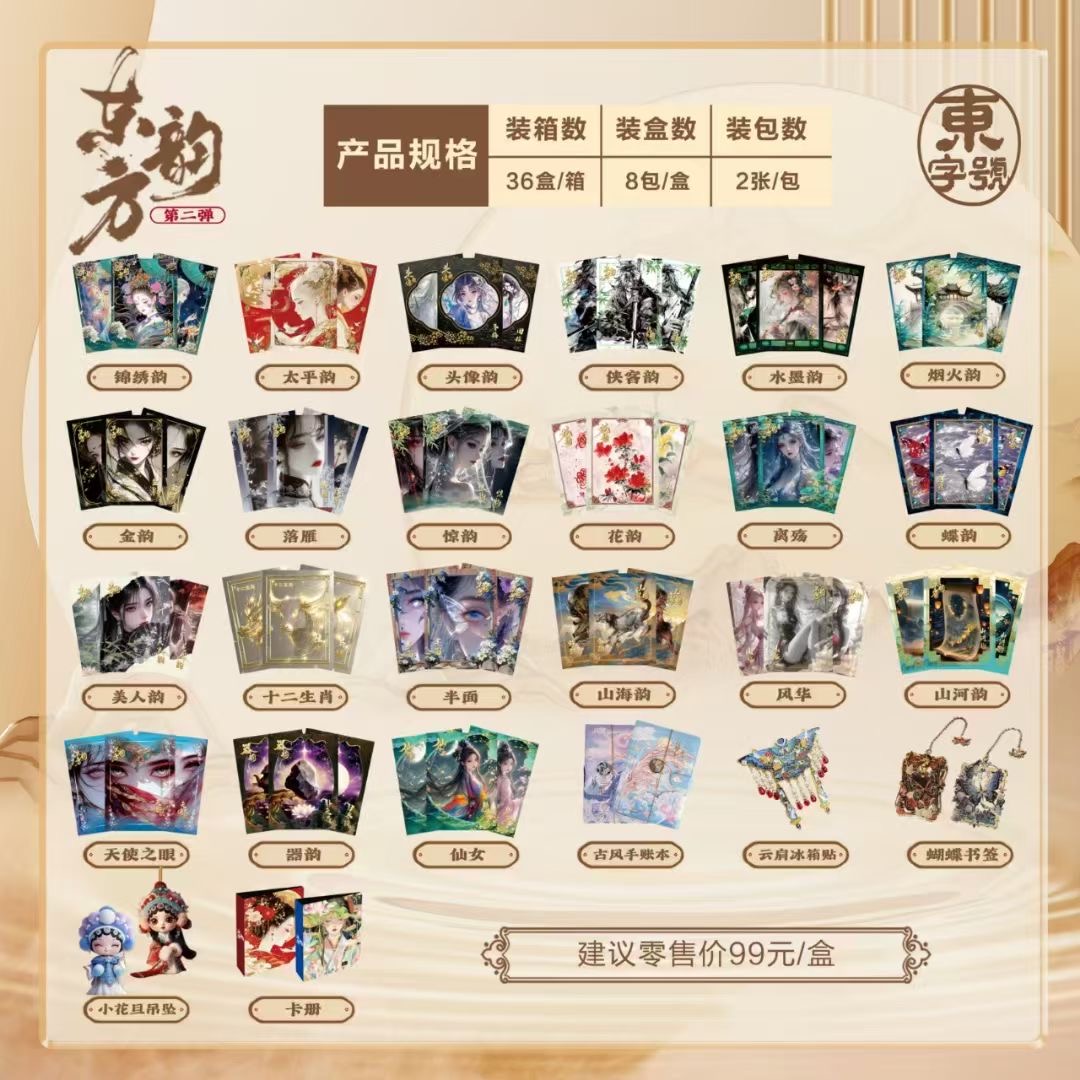 【拆盒】东方韵第二弹 默认代拆 国产二创 未成年禁止下单