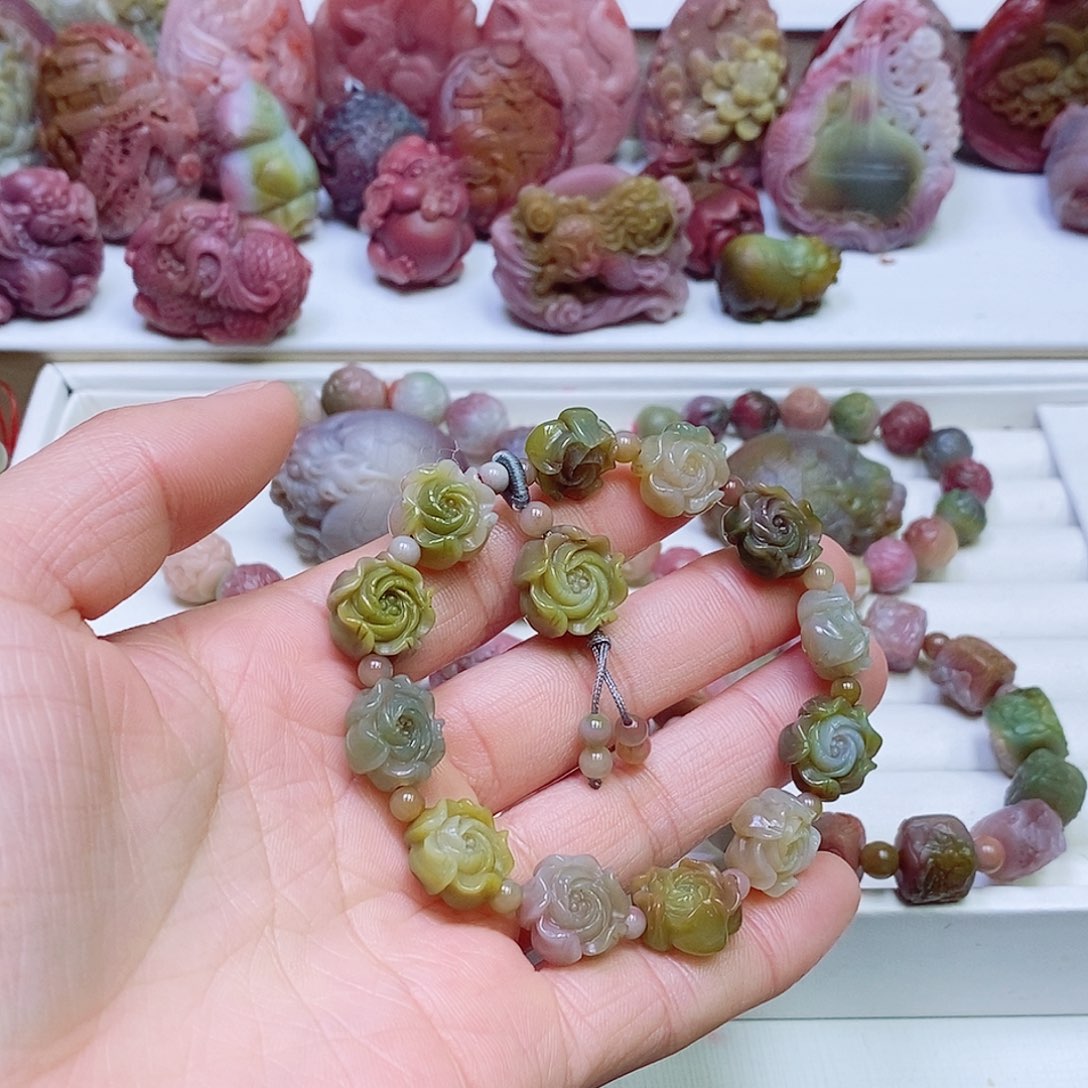 玛瑙/玉髓盐源玛瑙未镶嵌