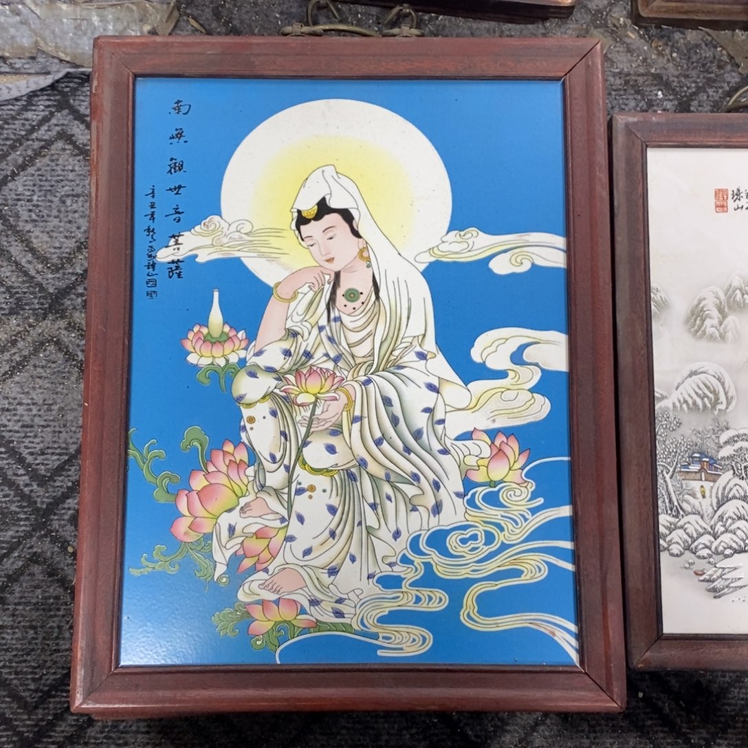 瓷37*28 景德镇瓷板画柴窑烧制