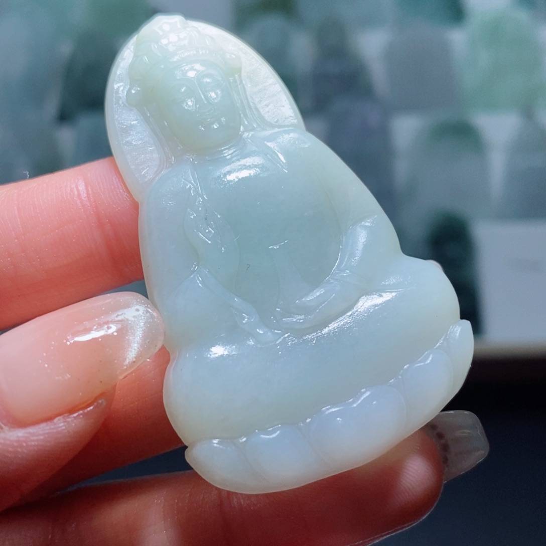 定制翡翠未镶嵌定制吊坠