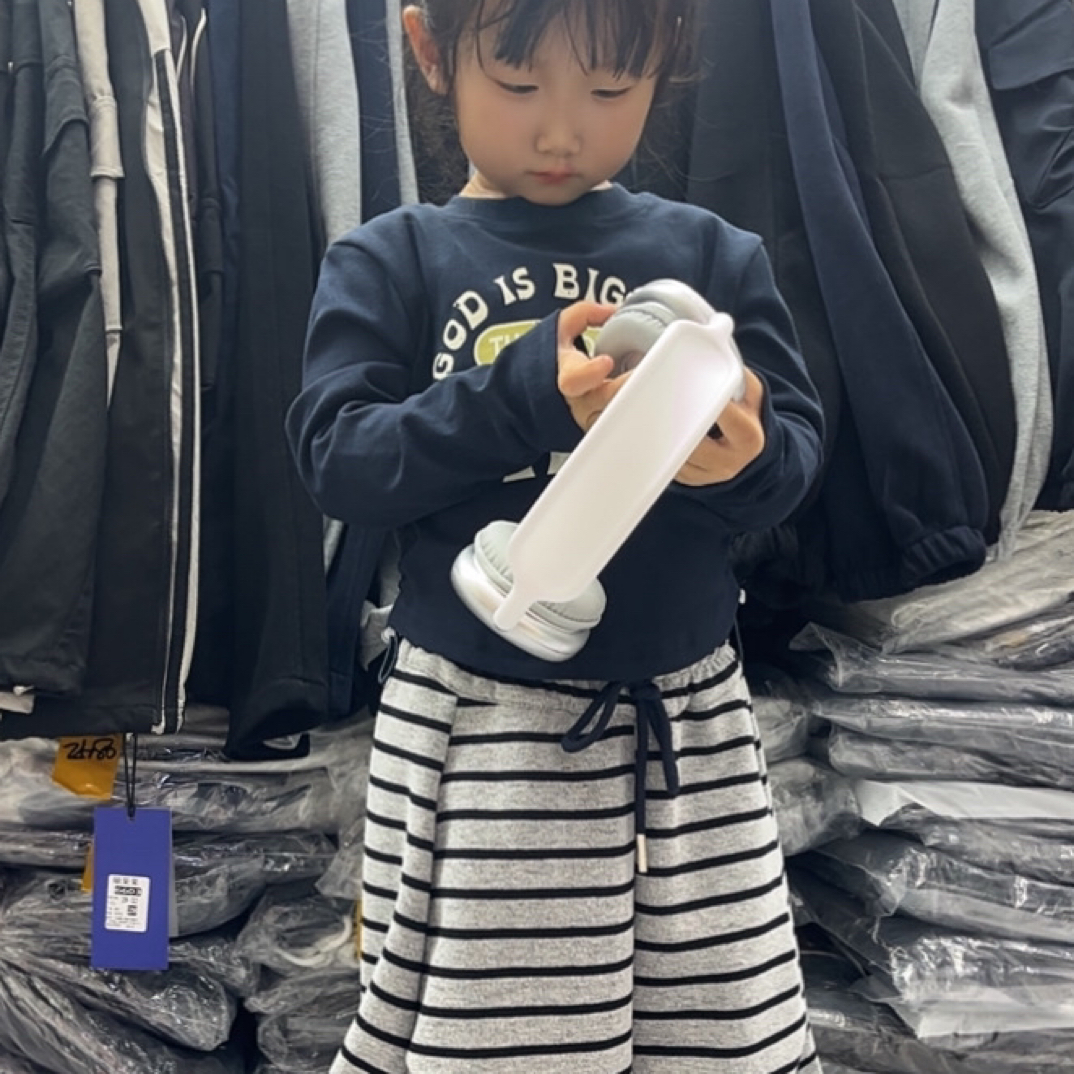 男孩女孩卫衣新款洋气长袖字母打底抽绳条纹