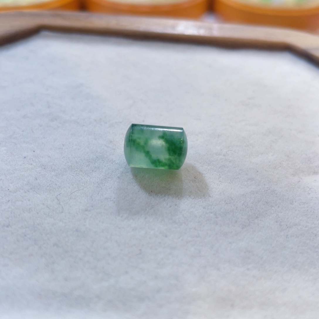 翡翠手链未镶嵌卡10卡7高冰海藻桶珠