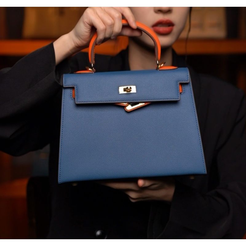 LEATHER BAG STUDIO 原创高定“凯丽”真皮包-H1097