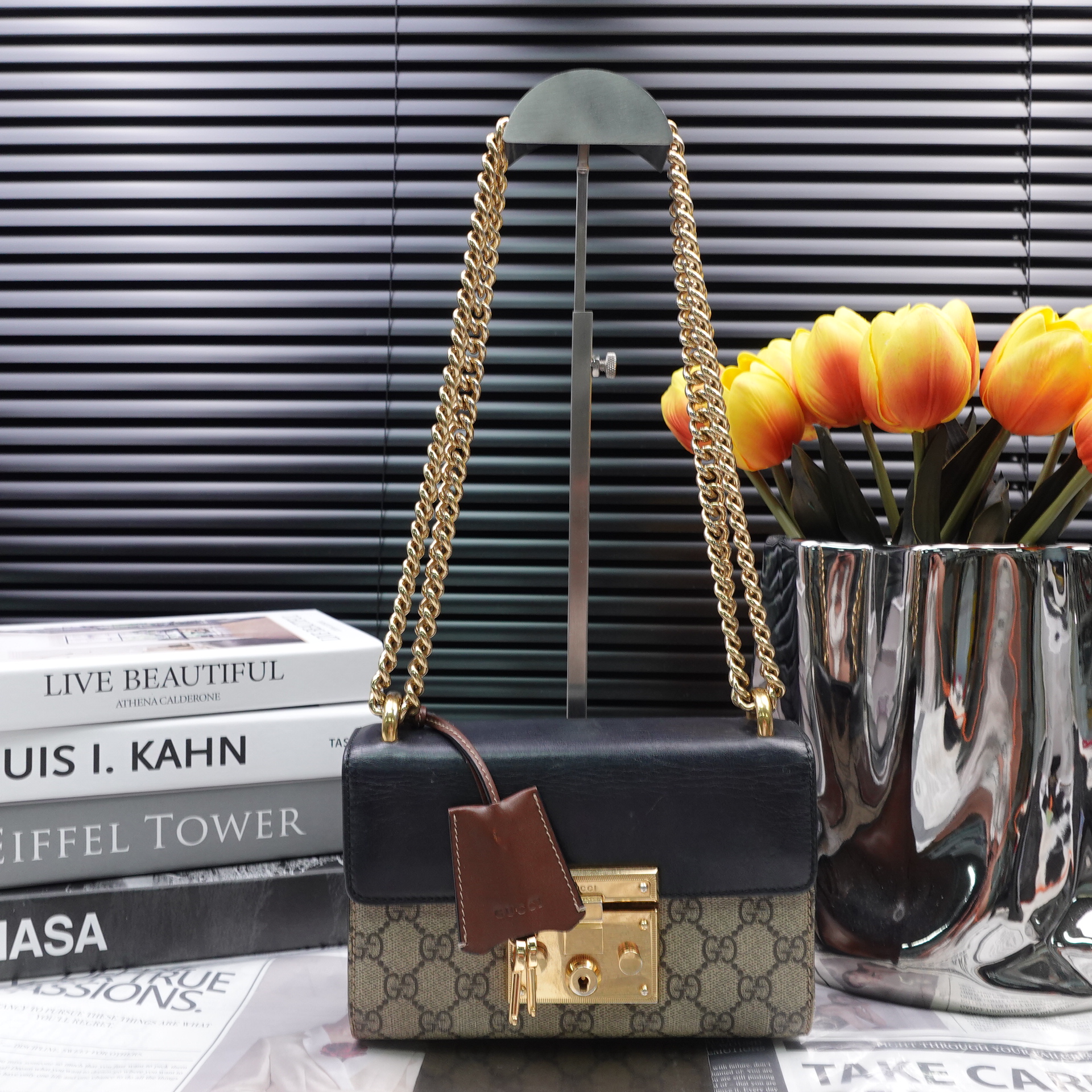 95新 GUCCI/古驰 单肩包/T10221474