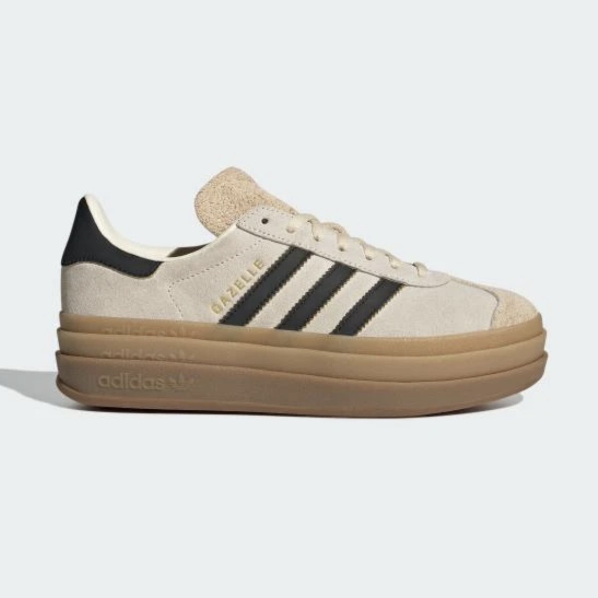 【滔搏联动】Adidas阿迪达斯GAZELLE BOLD W女子增高休闲鞋JS3892