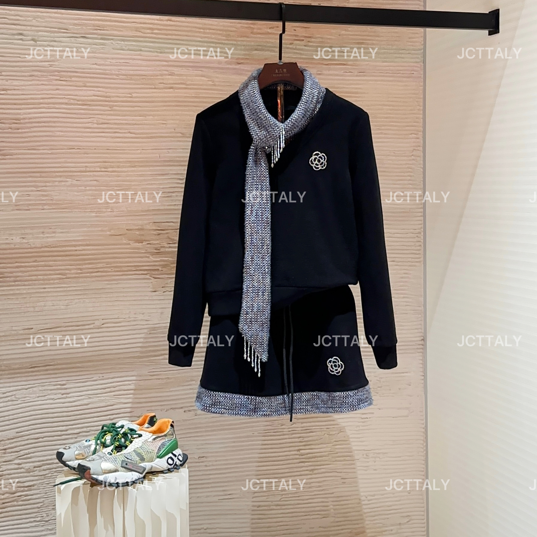 【宠粉价】秋冬新款时尚设计师款高级感洋气半身裙套装TZ-814