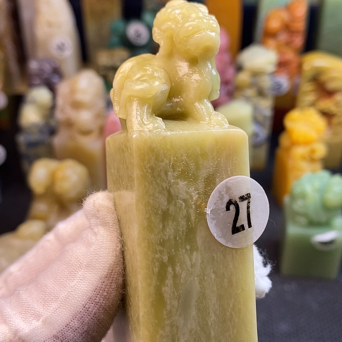 青田石篆刻艺术家的