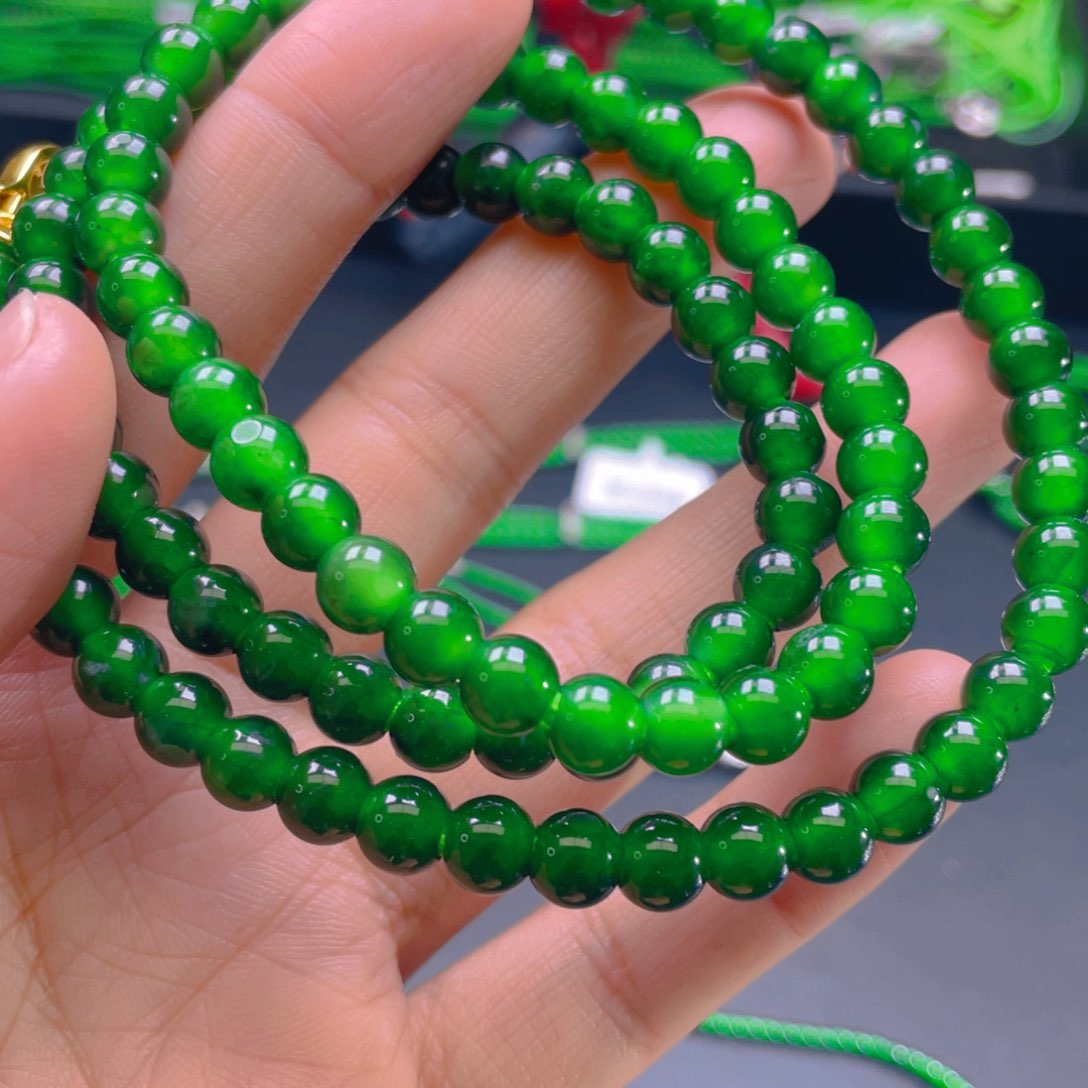 翡翠项链未镶嵌，1