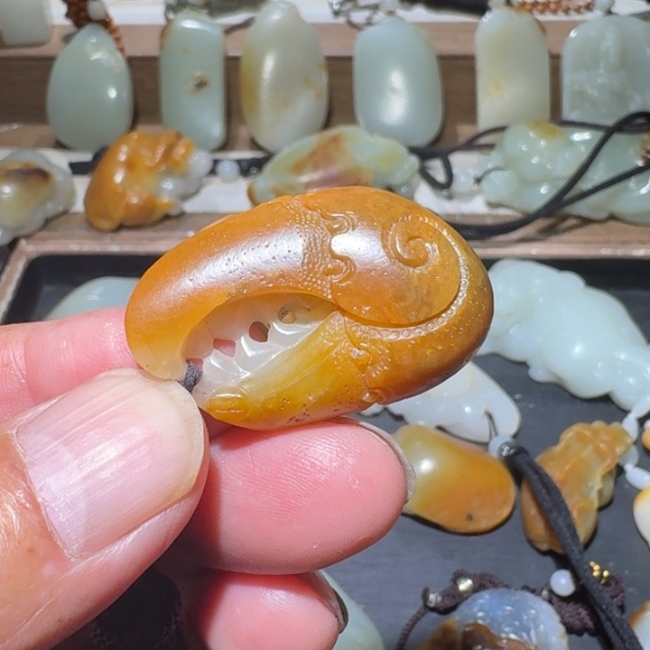 吊坠(不含链)未镶嵌和田玉