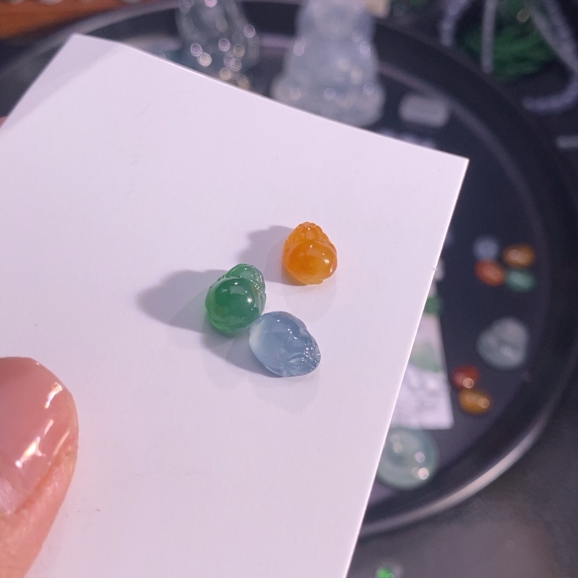 【闪购商品】翡翠挂件未镶嵌金蟾