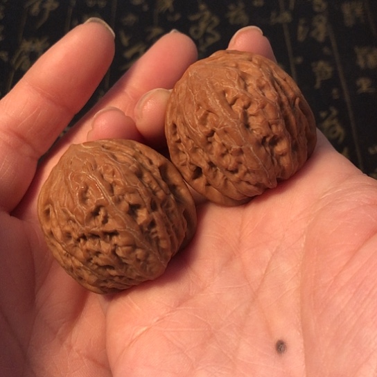 把件文玩核桃铁锤39mm